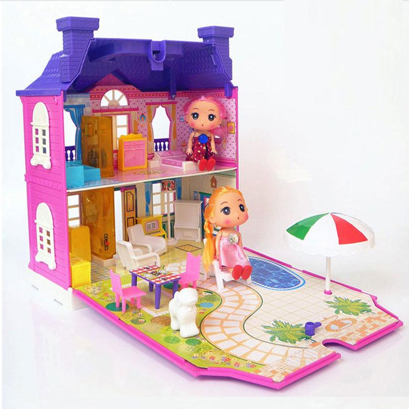 Little Villa with  Garden Dollhouse
