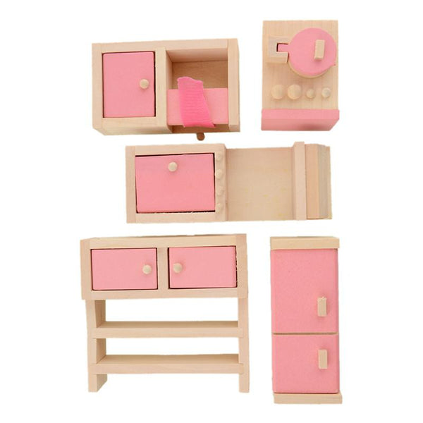 Kitchen Set Dollhouse Furniture