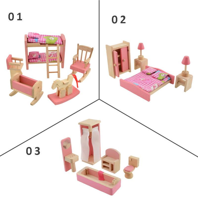 Bed Room Pink Furniture  Set