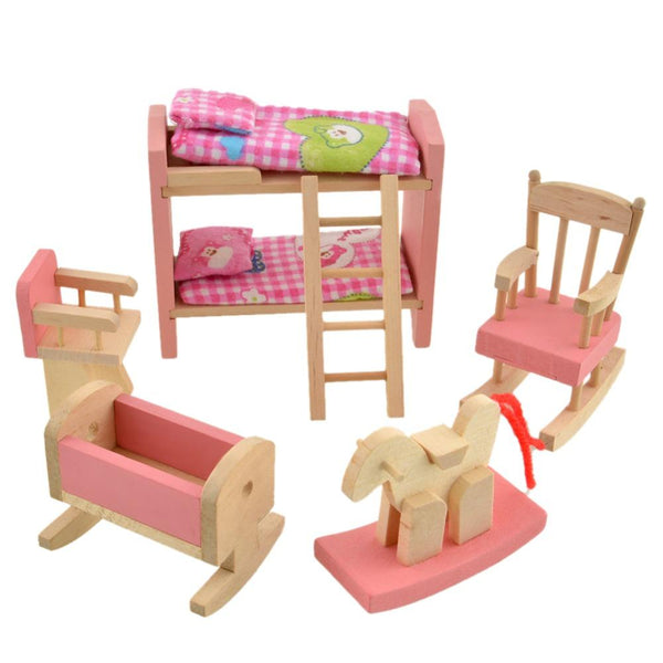 Bed Room Pink Furniture  Set