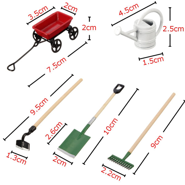 Metal Gardening Accessories Set