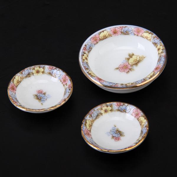 Floral Miniature Kitchen Ware Set
